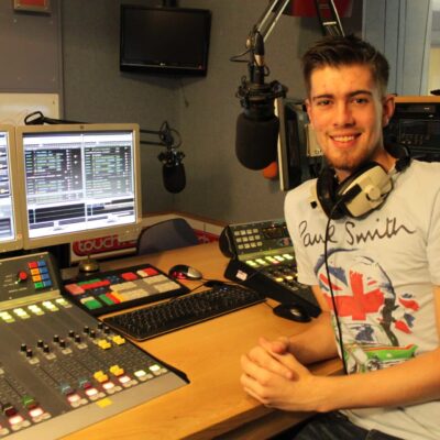 Liam Clarke ready to take to the air waves