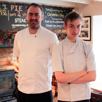 Head Chef Nick Deverell-Smith and Commis Chef Matthew Young