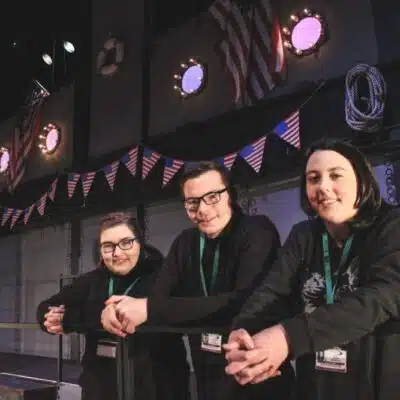 Technical Theatre students