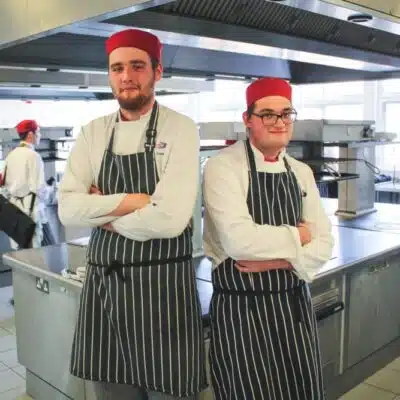 Ronan Cramner & James Bye Catering students