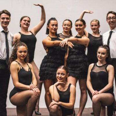 Musical students posing