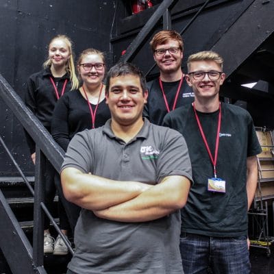 Ken with students