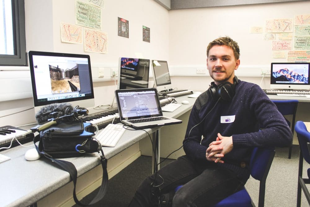 Film and video game industry sound designer Jack Sandall