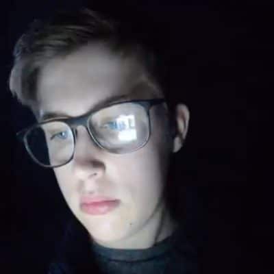 Media student in film still