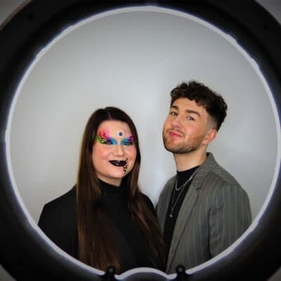 Katie Ford and Craig in light