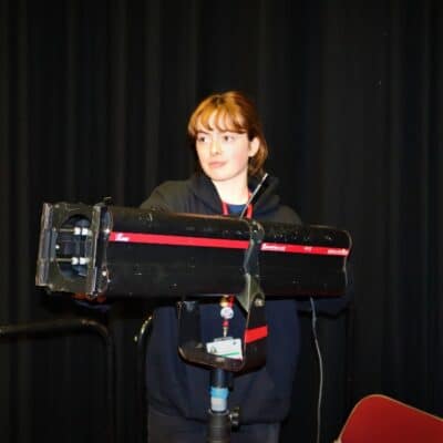 Evie Bryson on follow spot