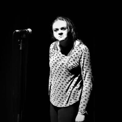 Shannon Gillett at the mic