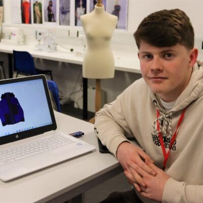 Sam Hopgood with work