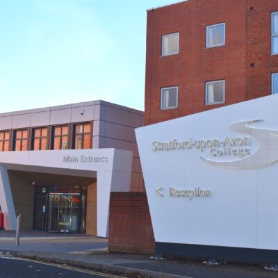 Entrance to Startford-upon-Avon College