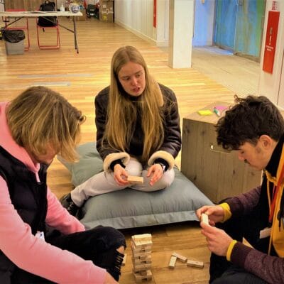 Students at Youth Centre