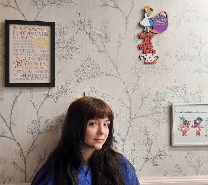 Connie Latham at placement