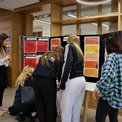 Students engage with activity