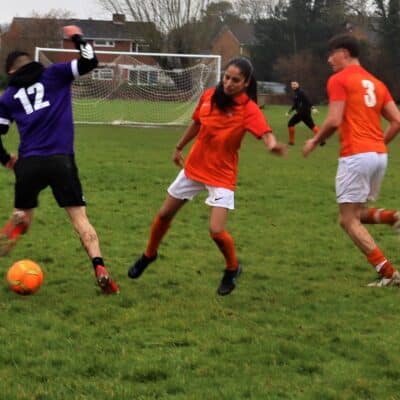 Close up football