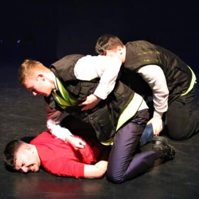 Police tackle