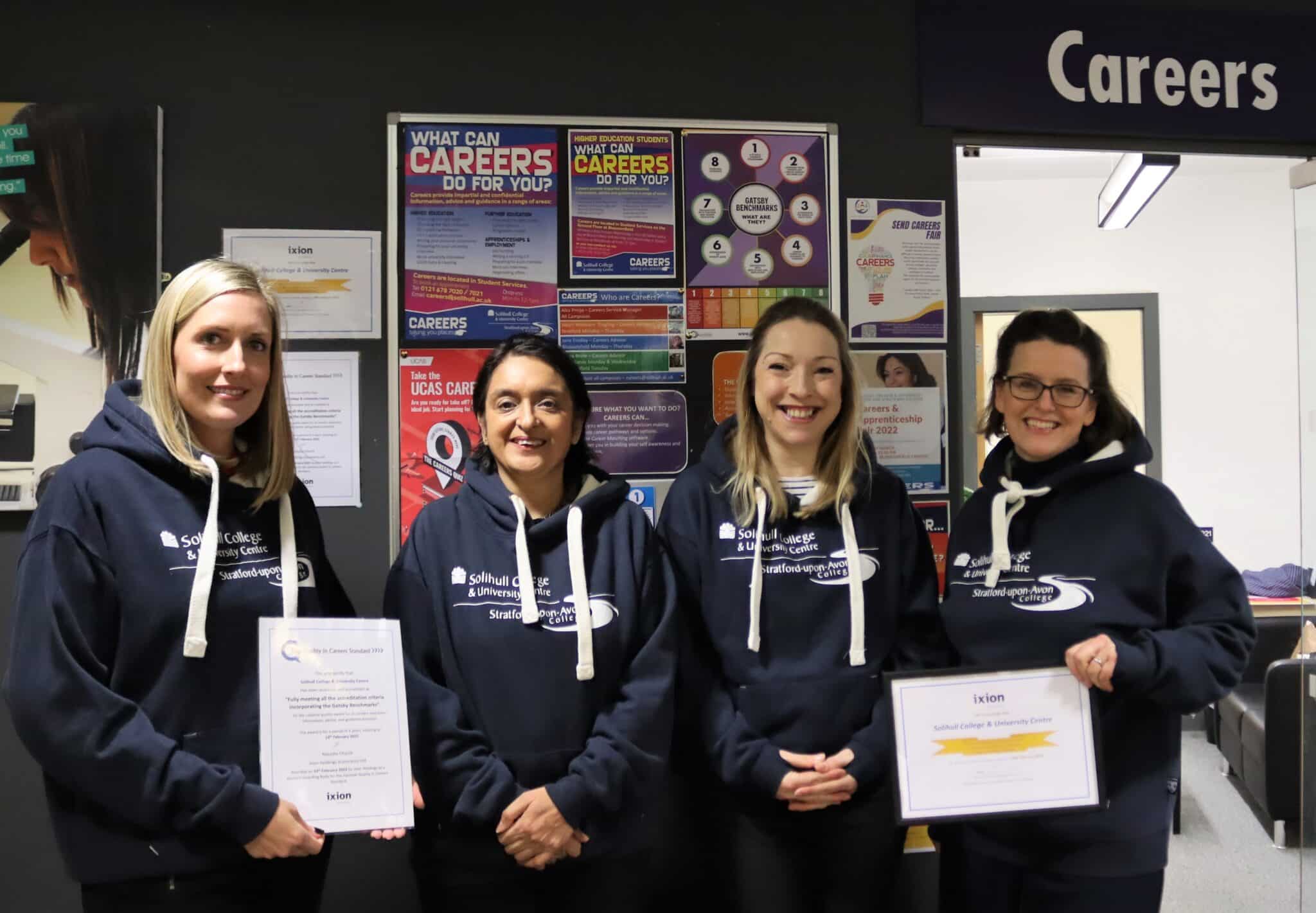 College achieves Gold for exceptional careers work StratforduponAvon College