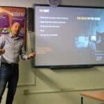 Business students receive advertising masterclass