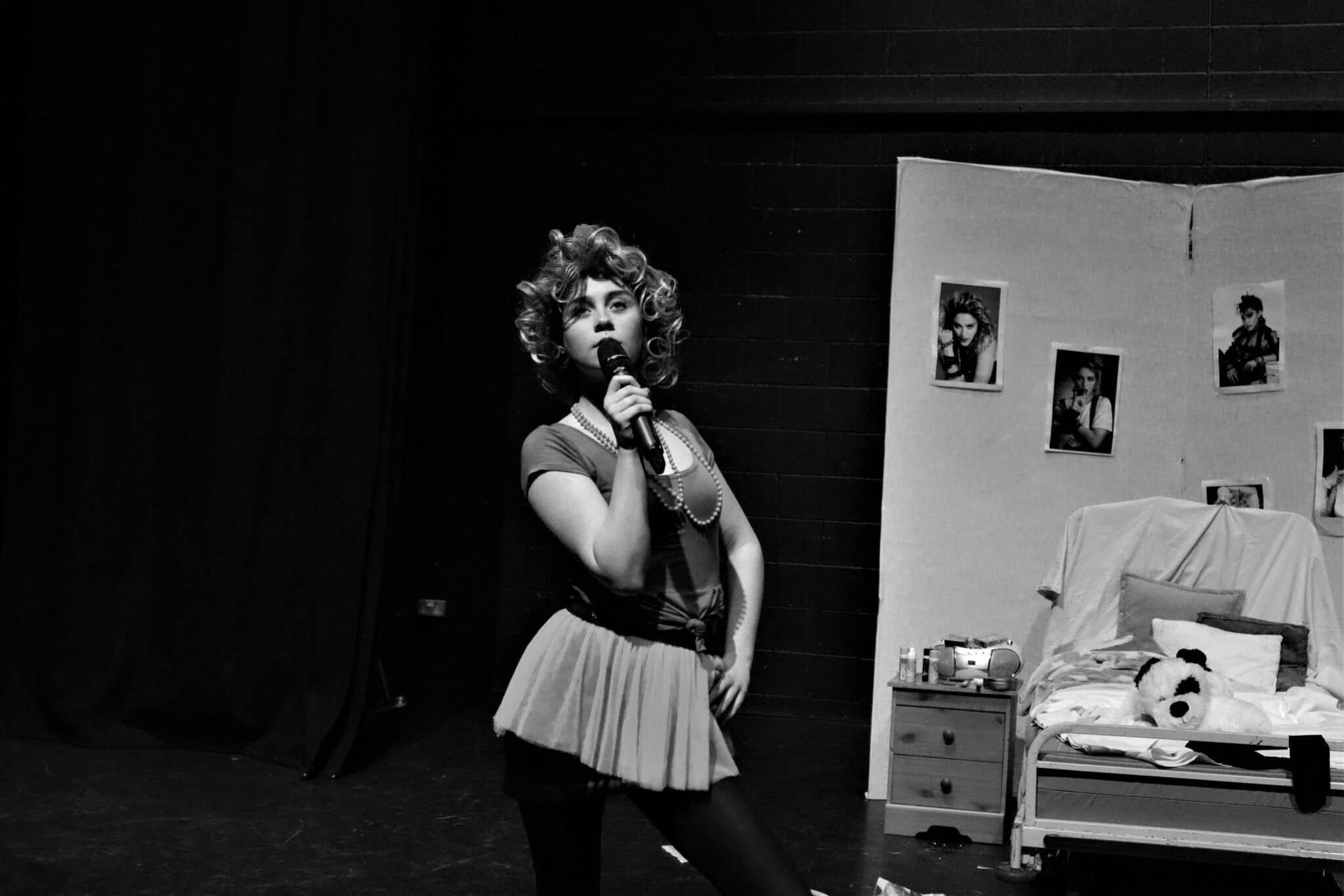 Loran as Angela singing