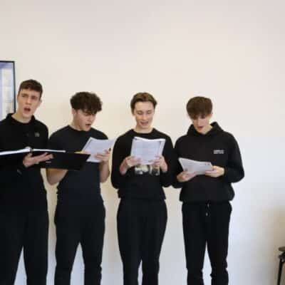 singing