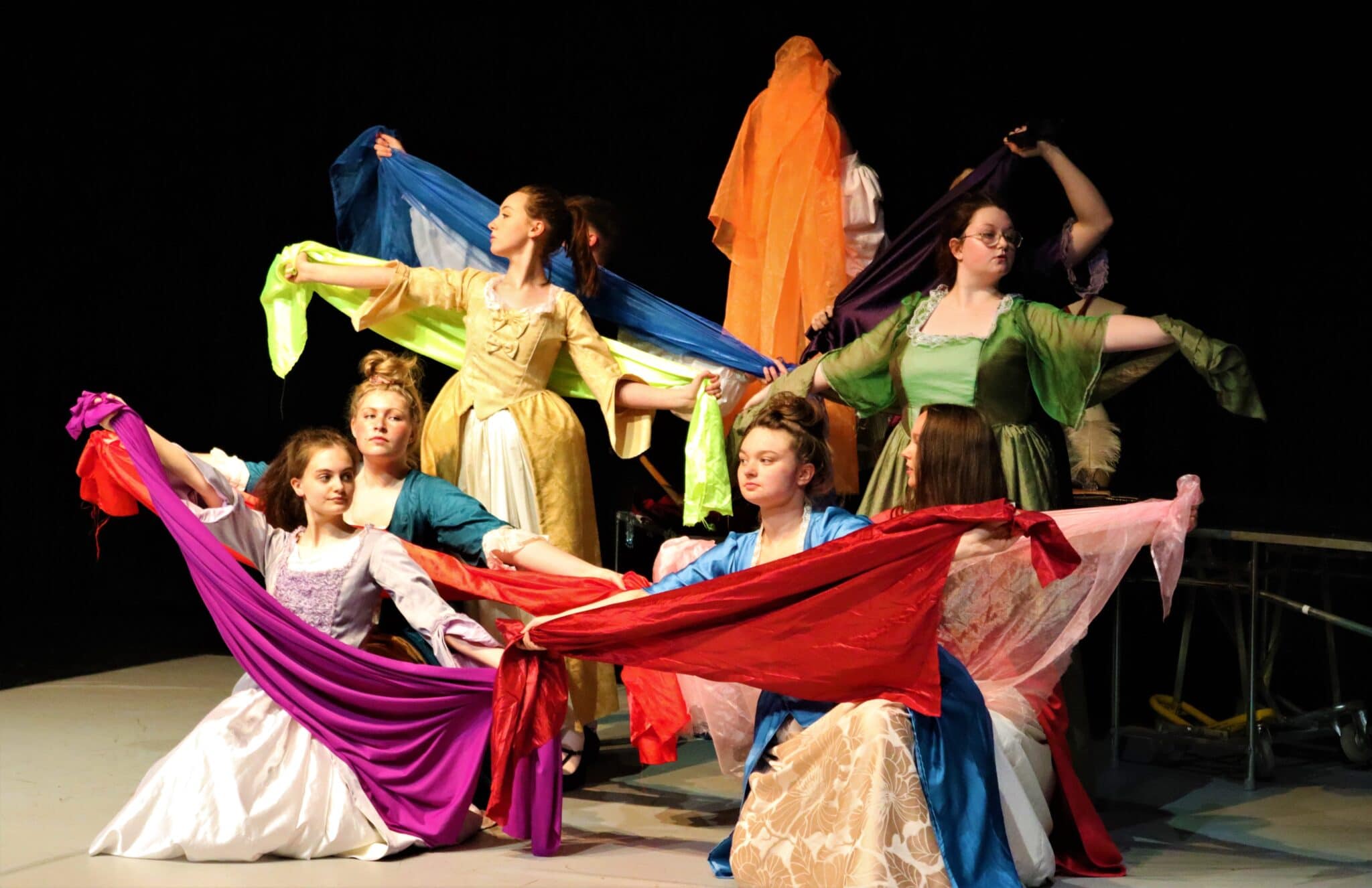 Pride flag colour costumes