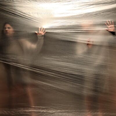 Plastic sheet scene