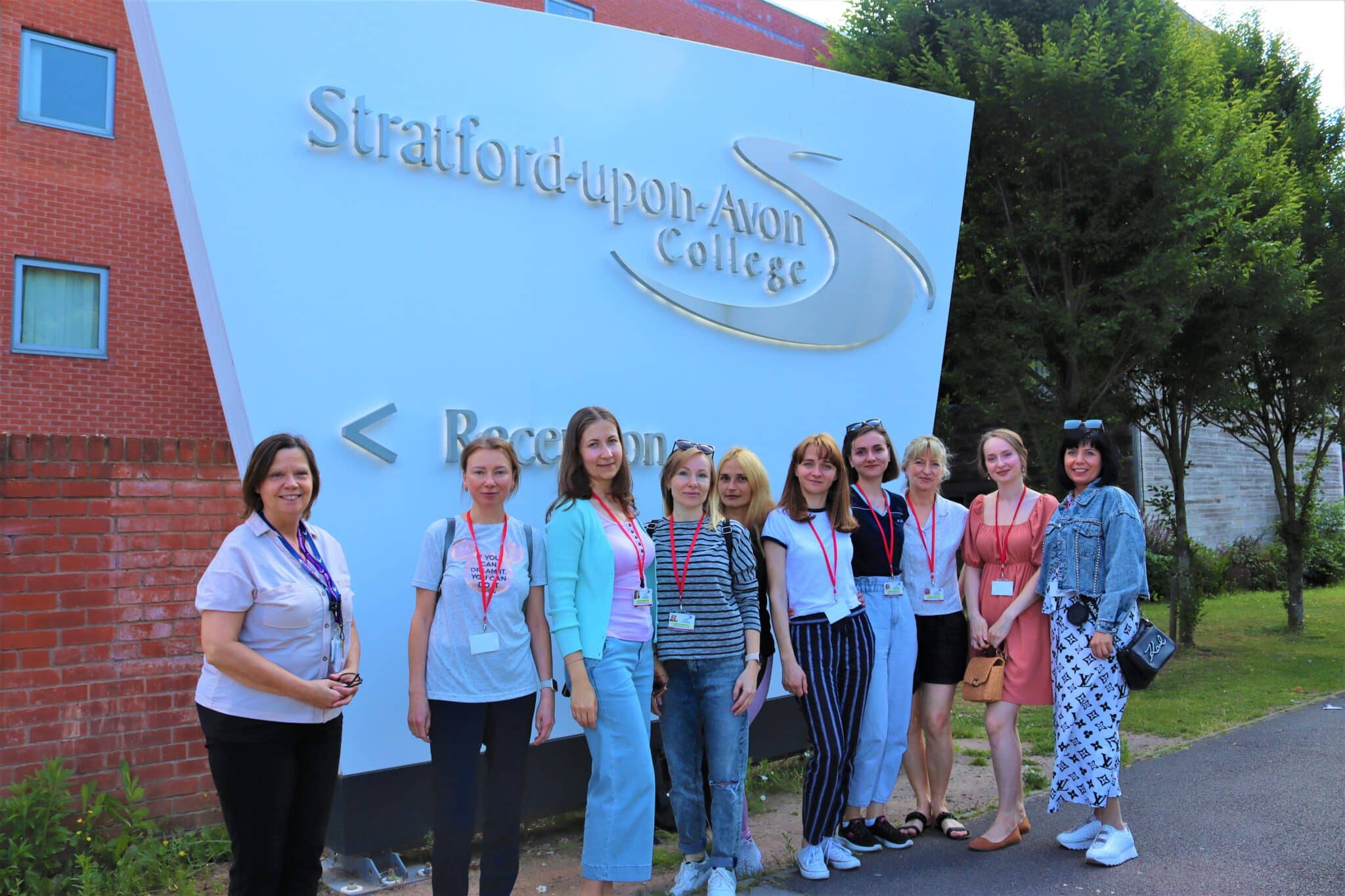 Students outside college