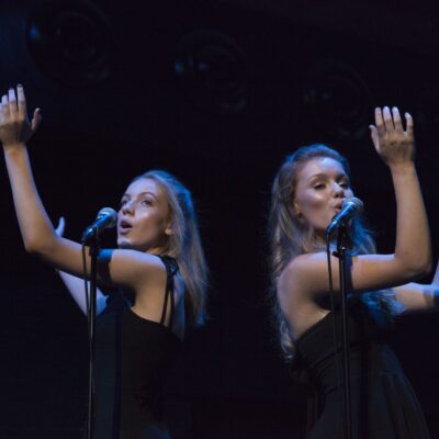 Eva Gadd again in Musicals Rock photo by Cathy Hattam