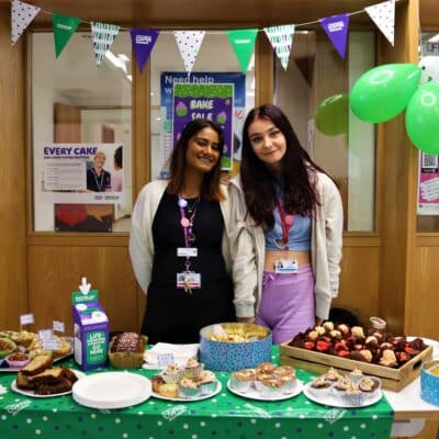 Macmillan cake sale