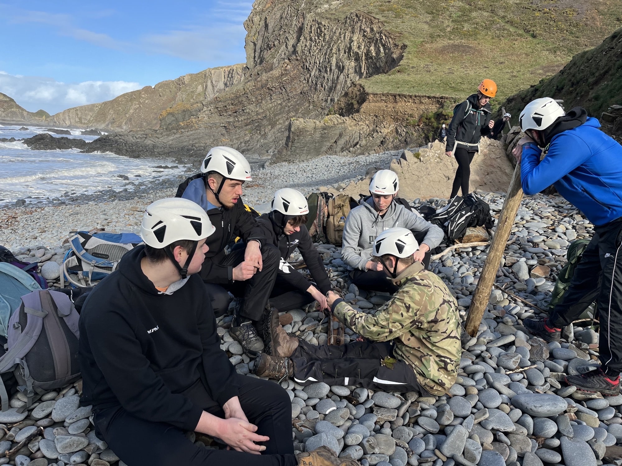 Public Services students take on storms, sea and sky