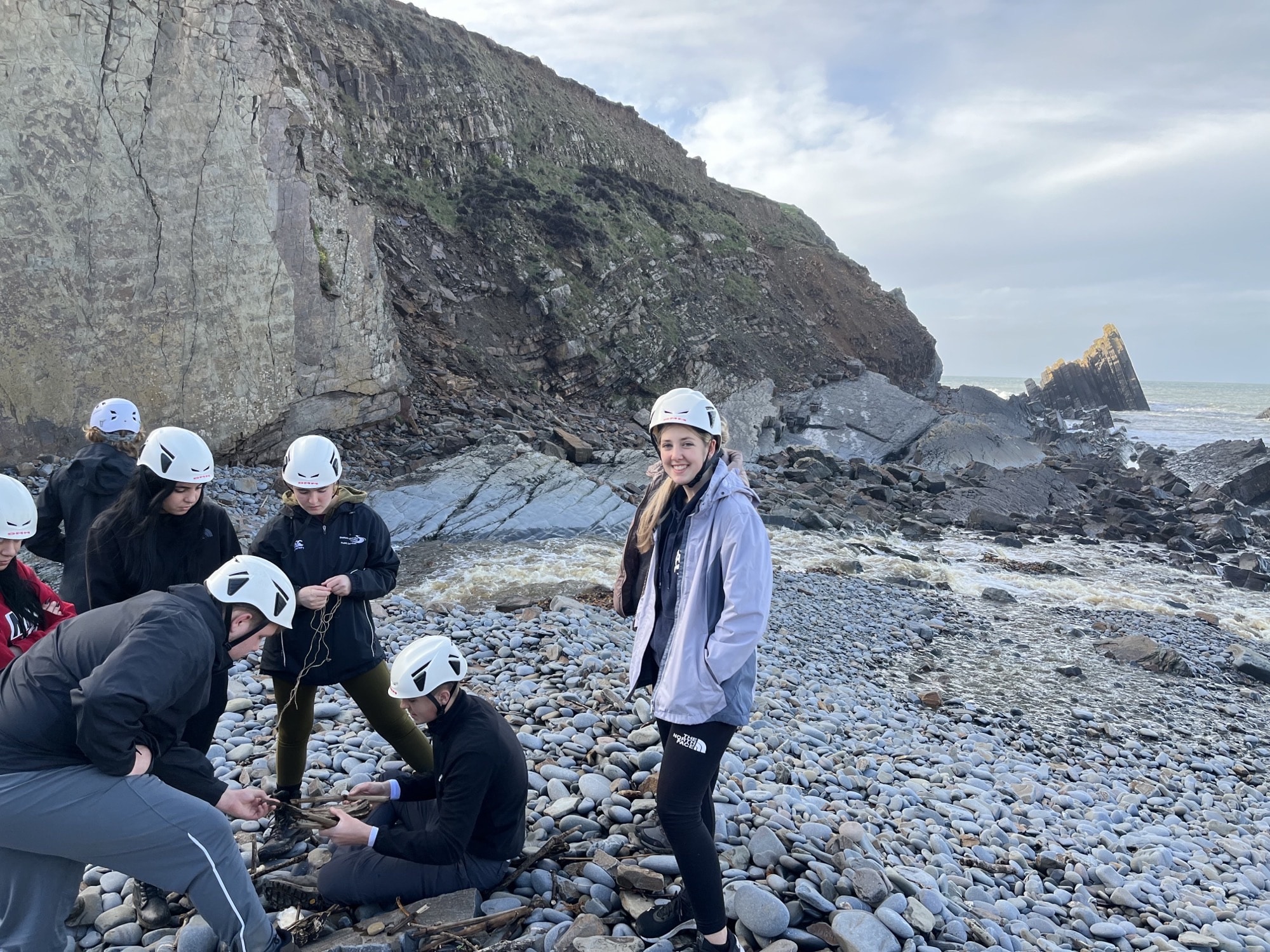 Public Services students take on storms, sea and sky