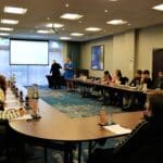 Business students visit Crowne Plaza