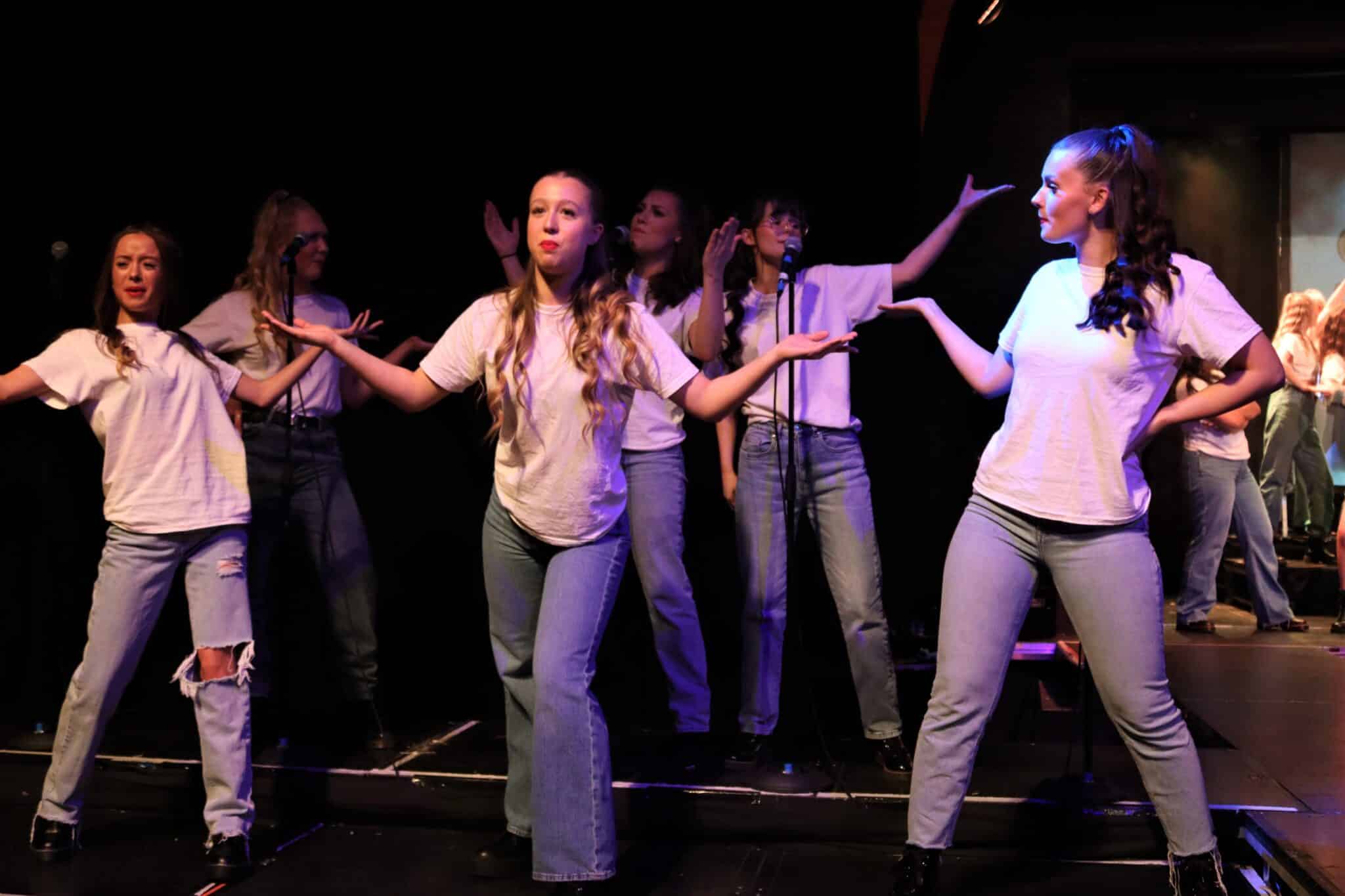 Students performing in Musical's ROCK XIII - The Final Stand
