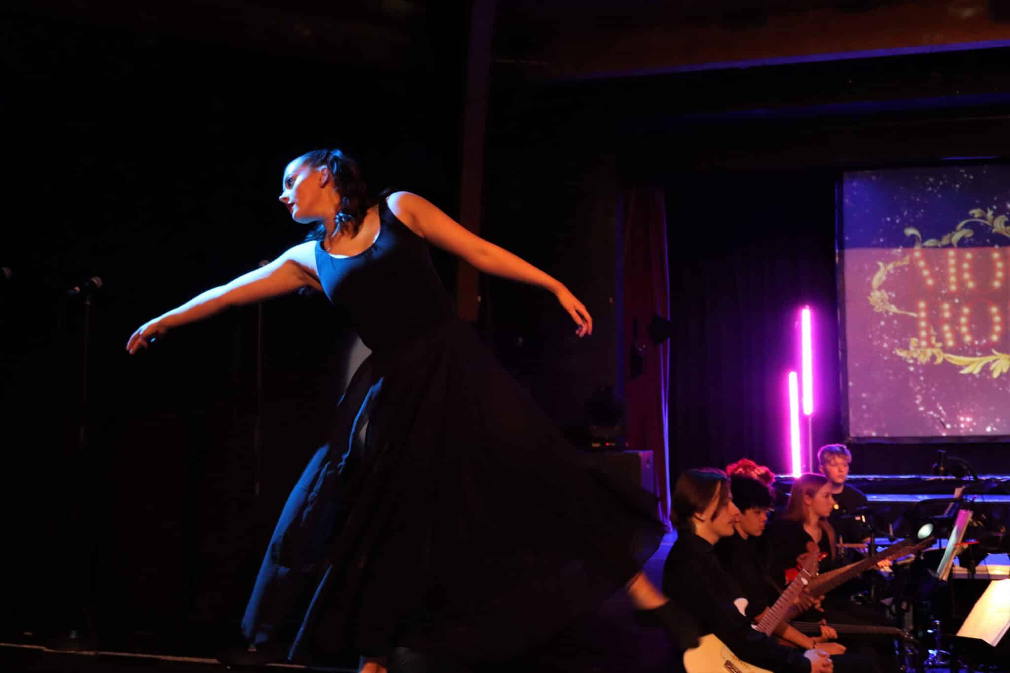 Students performing in Musical's ROCK XIII - The Final Stand