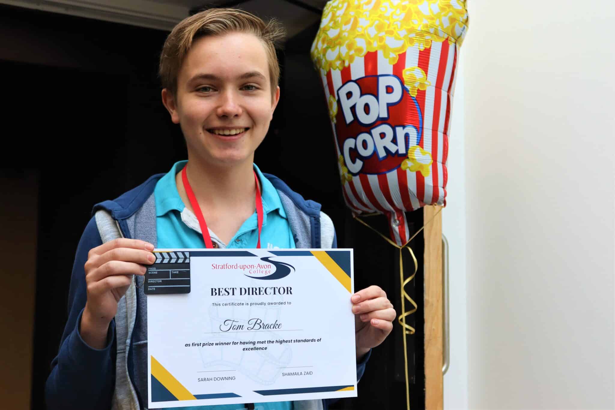 Media students hold cinema screening student awards - best director