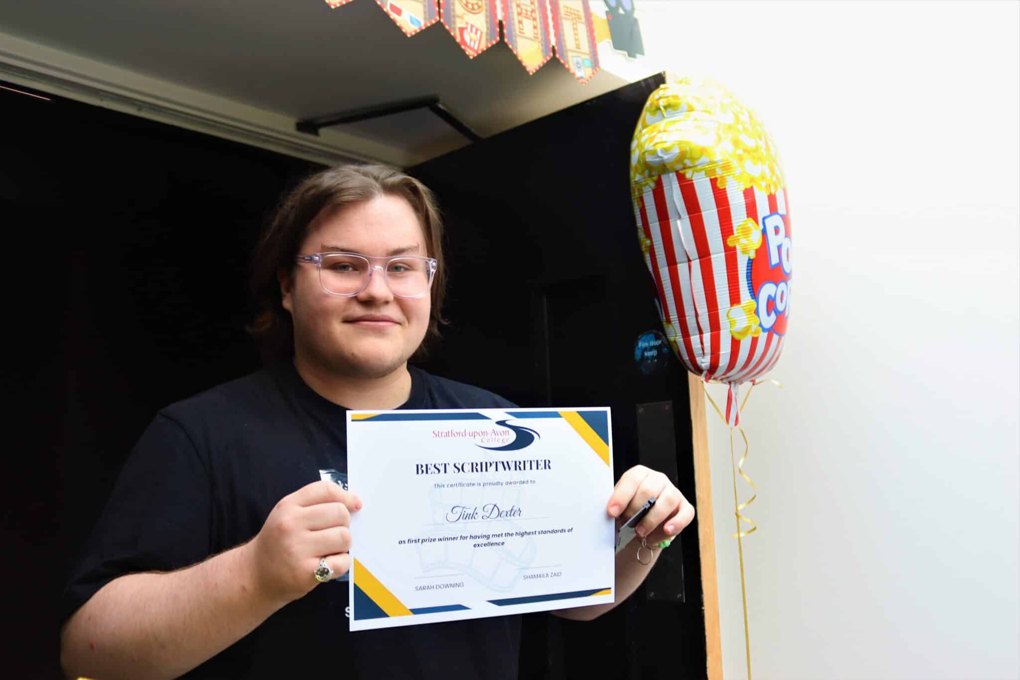 student awards - best scriptwriter