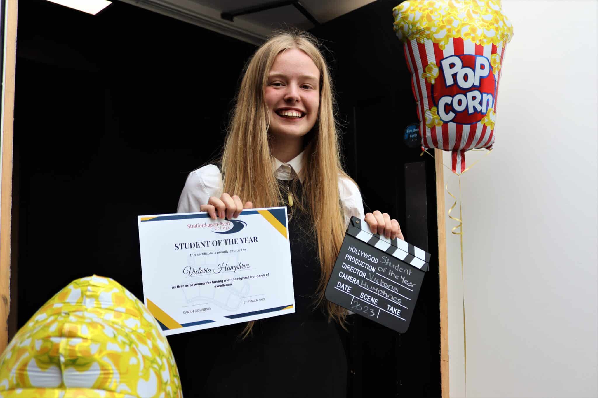 Victoria as student of the year