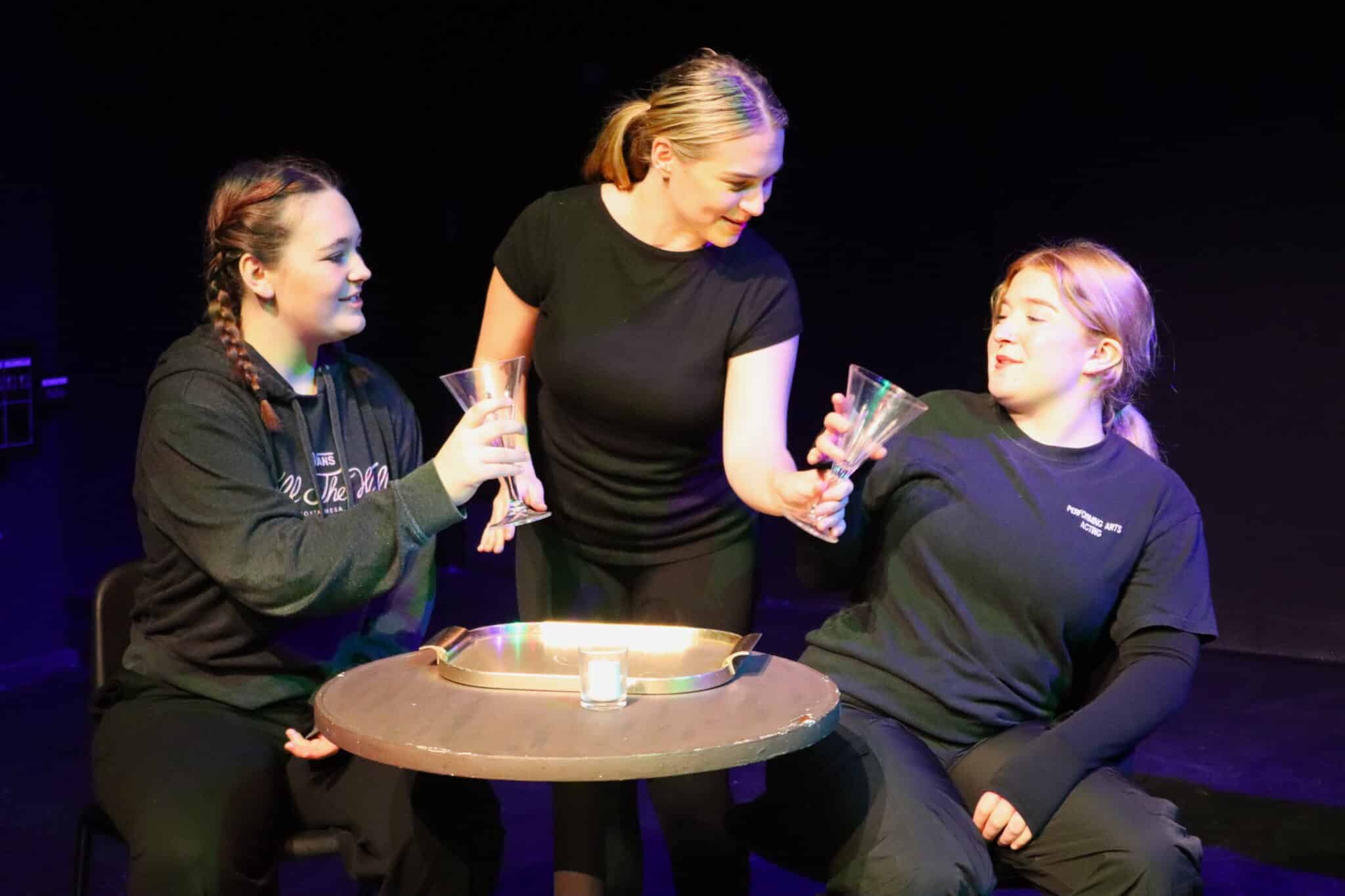 Performing Arts students complete first shows in newly refurbished theatres - students acting