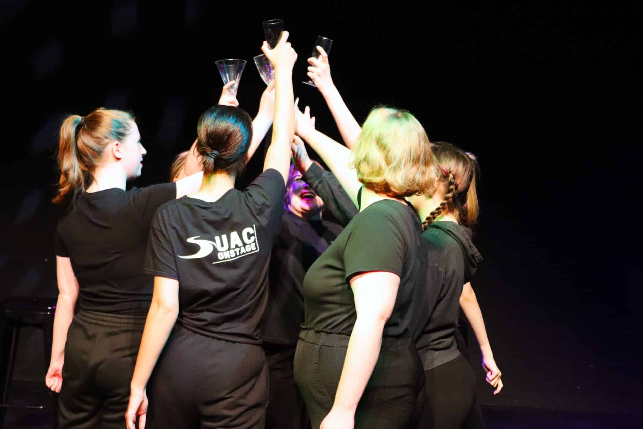 Performing Arts students complete first shows in newly refurbished theatres - students acting