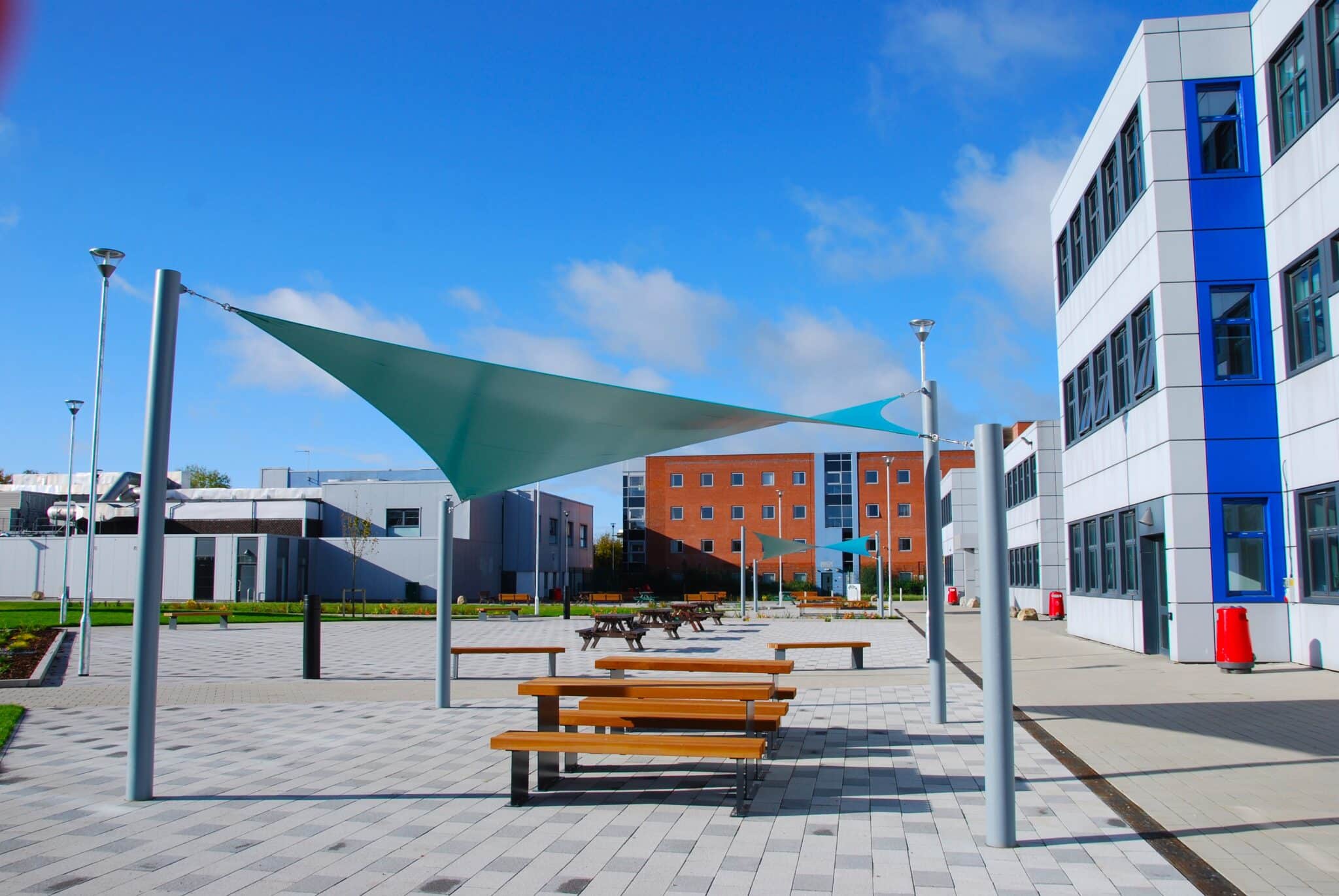 College showcases brand new campus - front