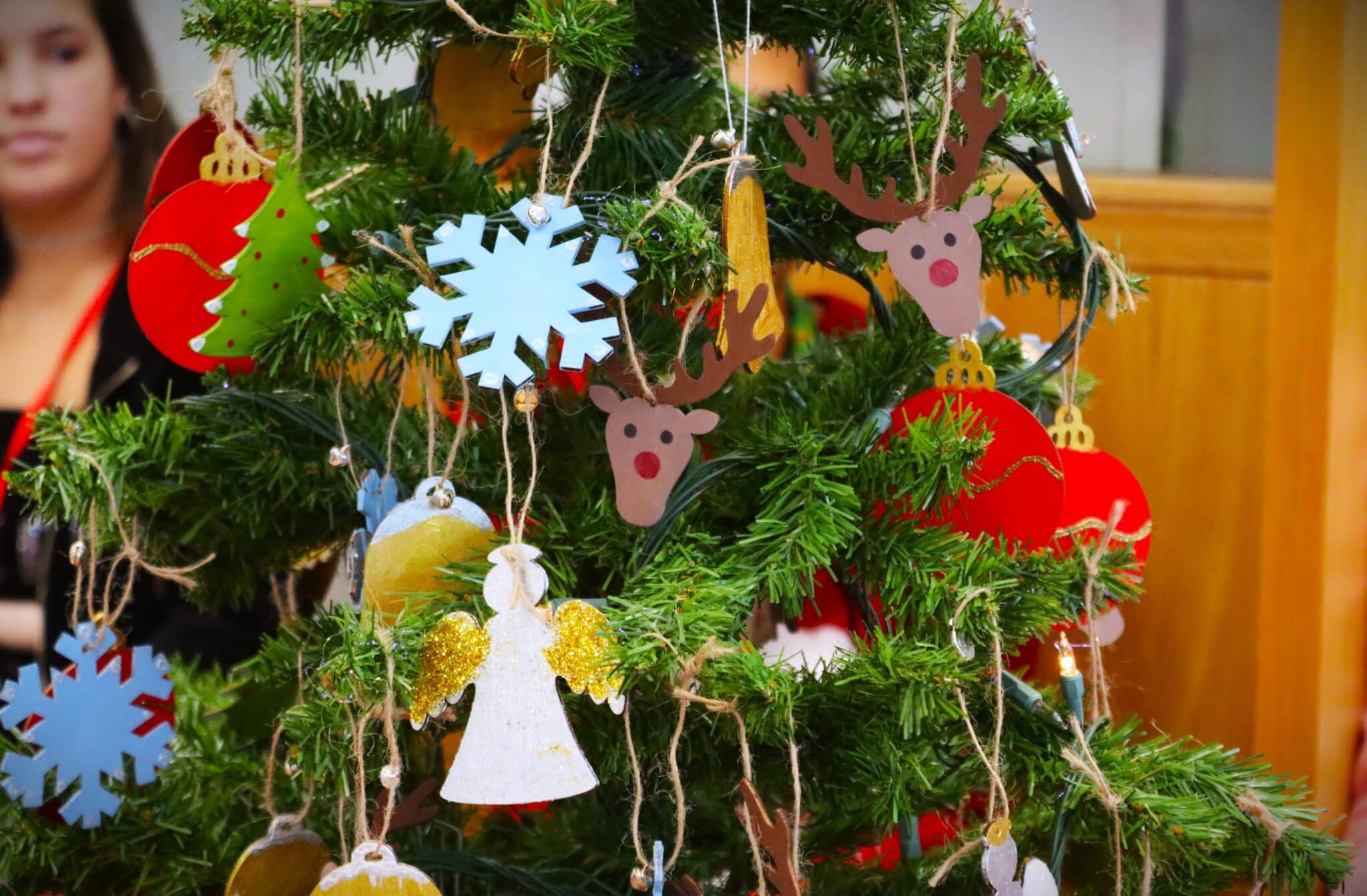 Foundation Learning students get into the Christmas business- tree decorations