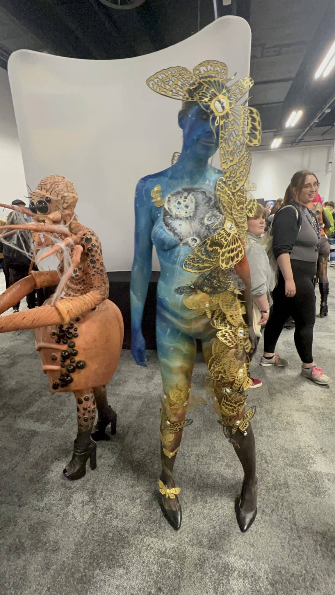 prosthetics trip - woman with butterflies