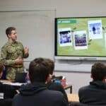 UPS students receive visits from the British Armed Services