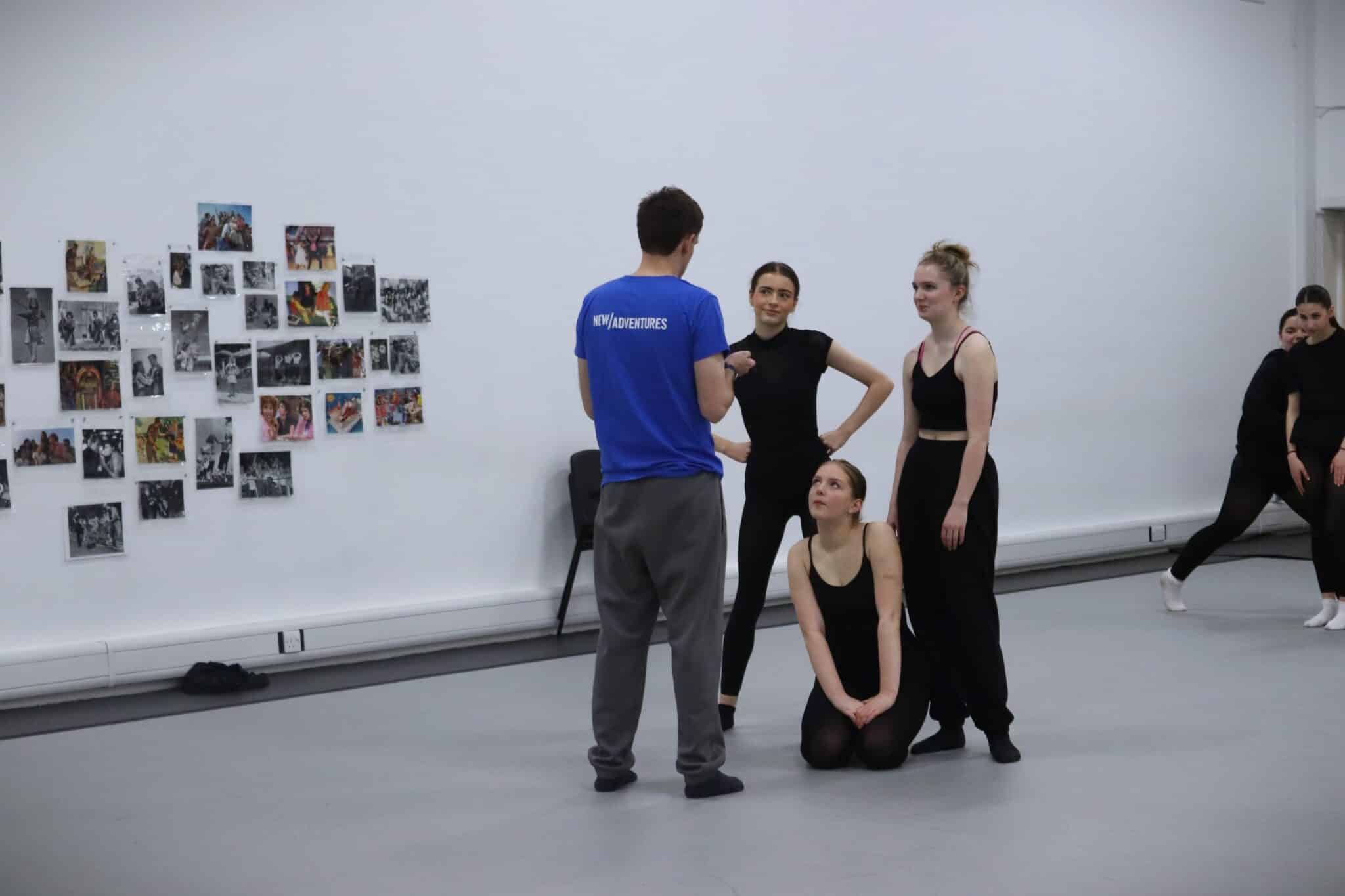 Dance workshop with matthew bourne
