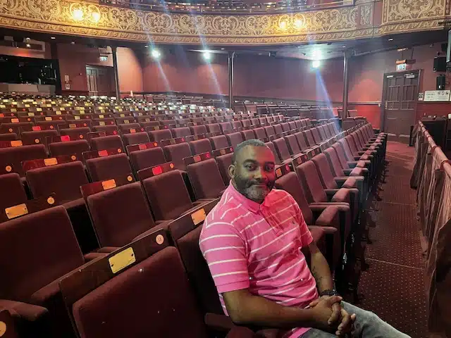 Bootcamper Mark Smith at the Wolverhampton Grand Theatre