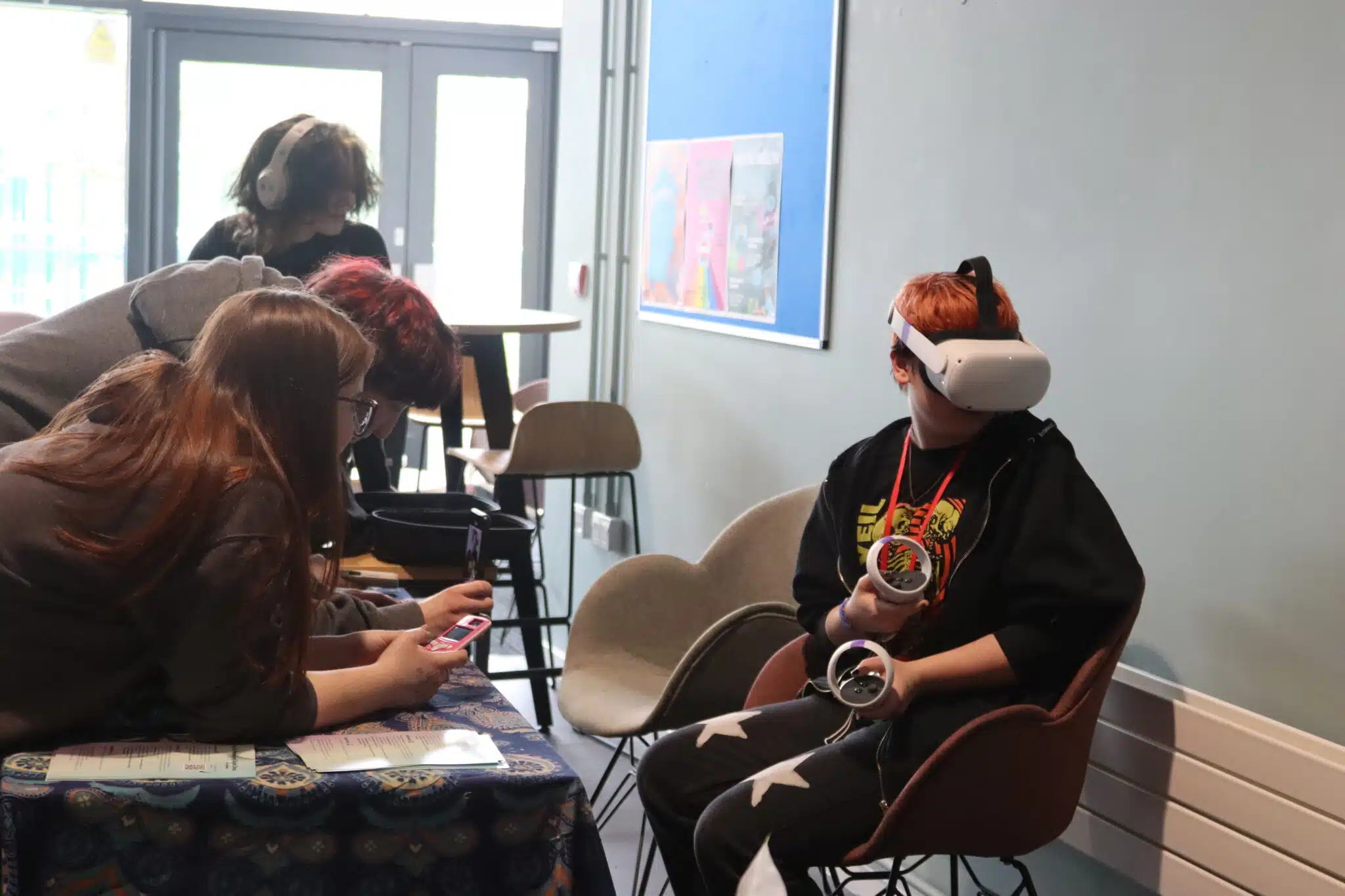 College launches Make The Days Count campaign - student using VR