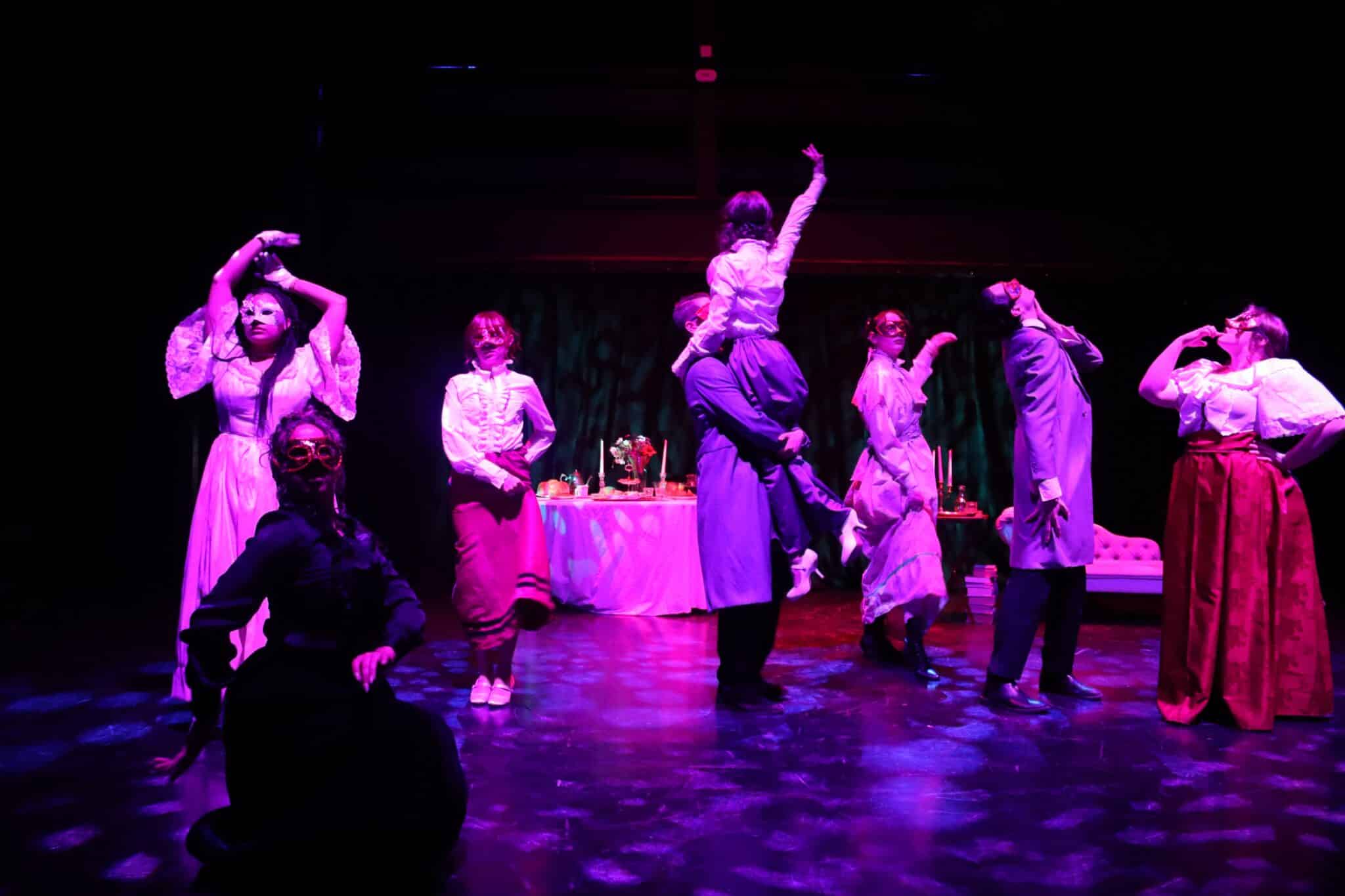 acting department students dancing