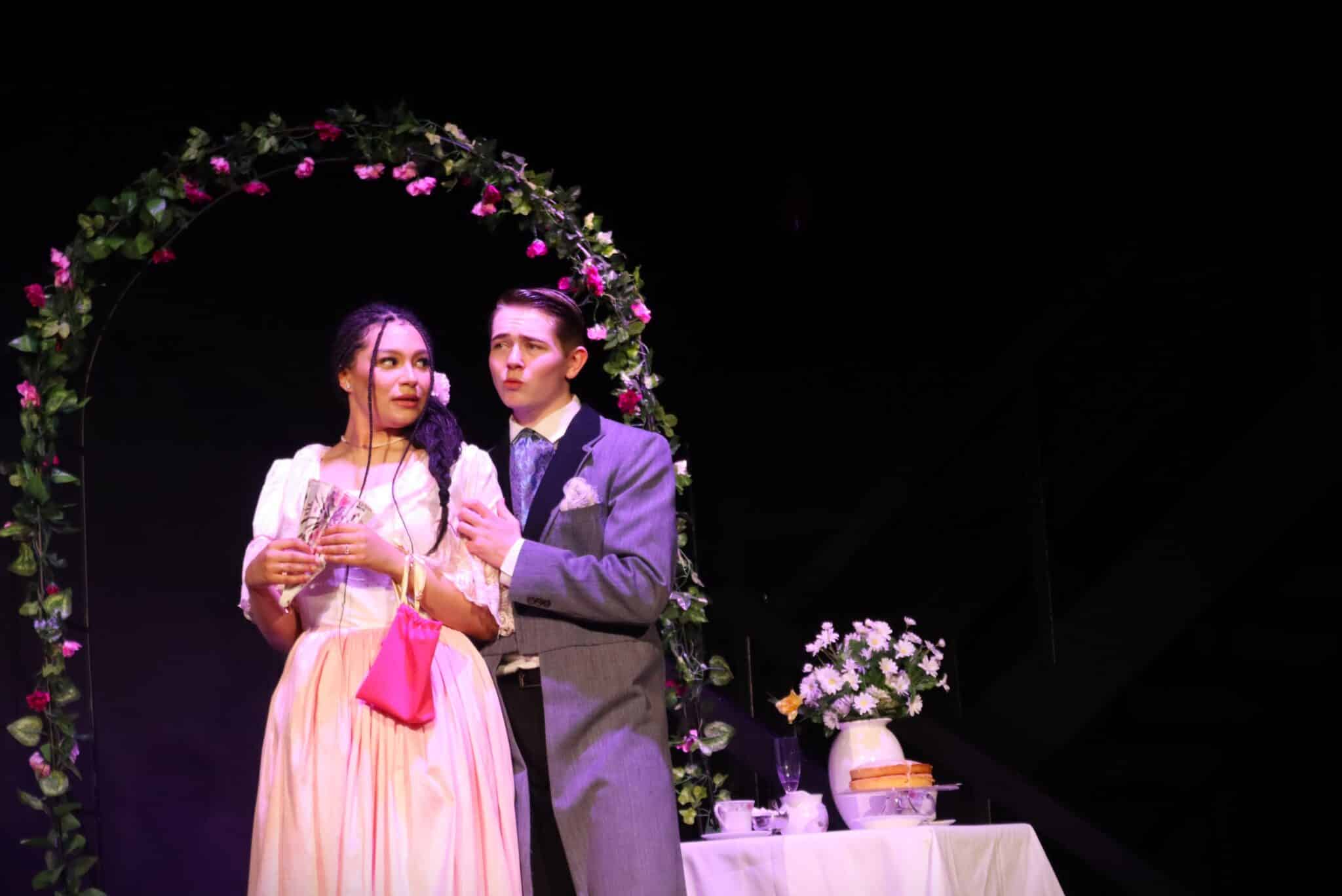 acting department students on stage