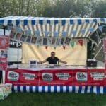 jacob running the photography stall