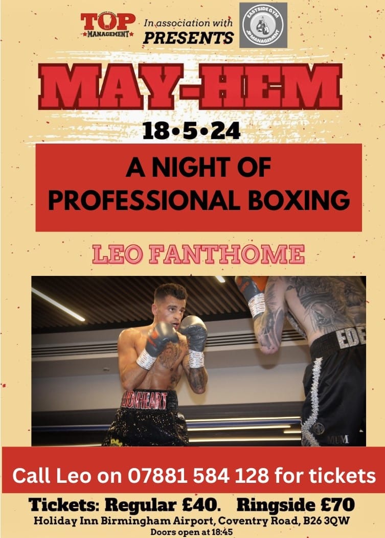 leo boxing poster