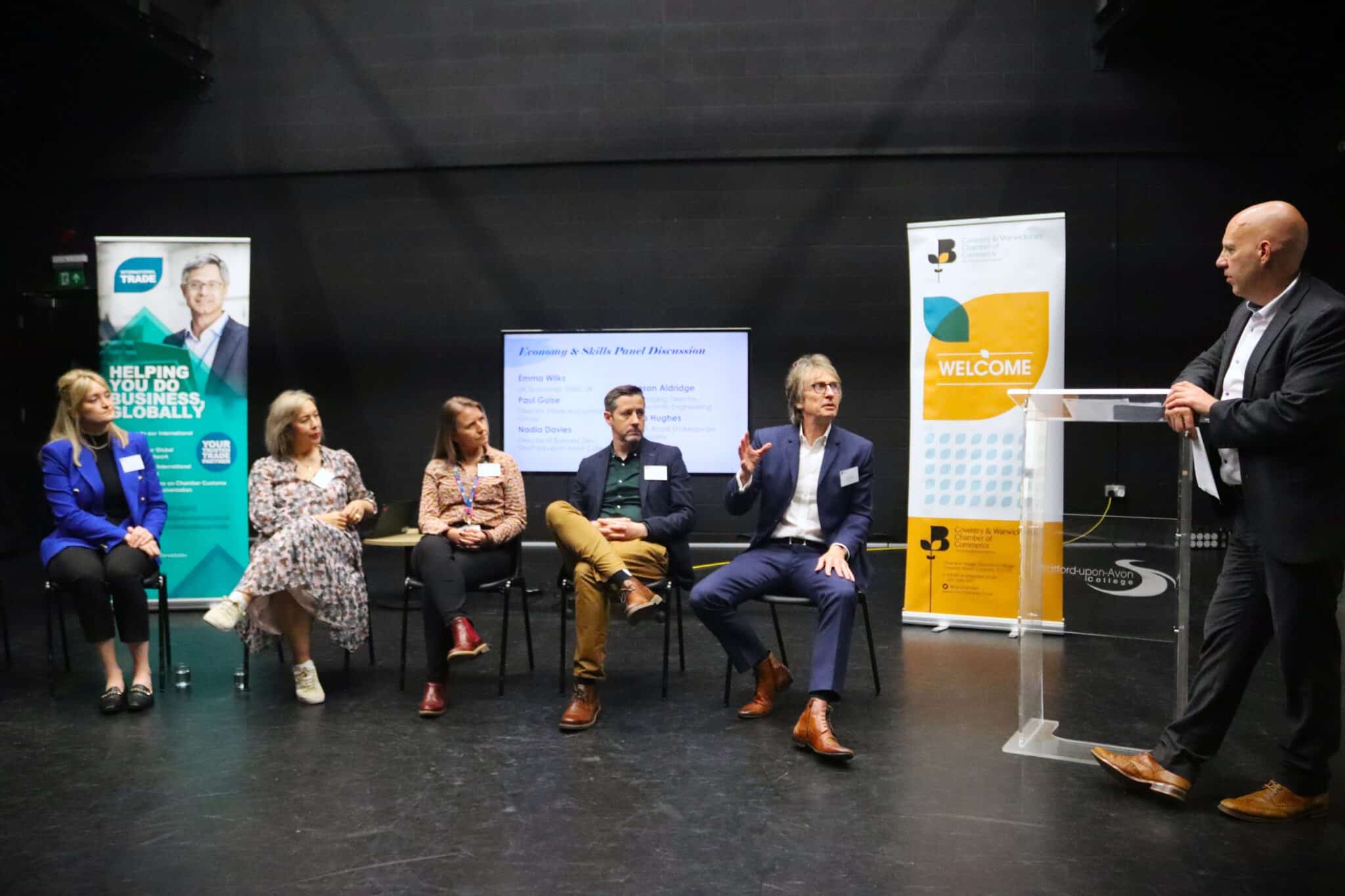 College hosts Economy & Skills breakfast - Economy and skills discussion