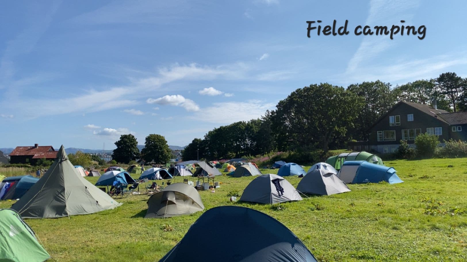 Nathan selected to represent UK at European Scout event - Field camping